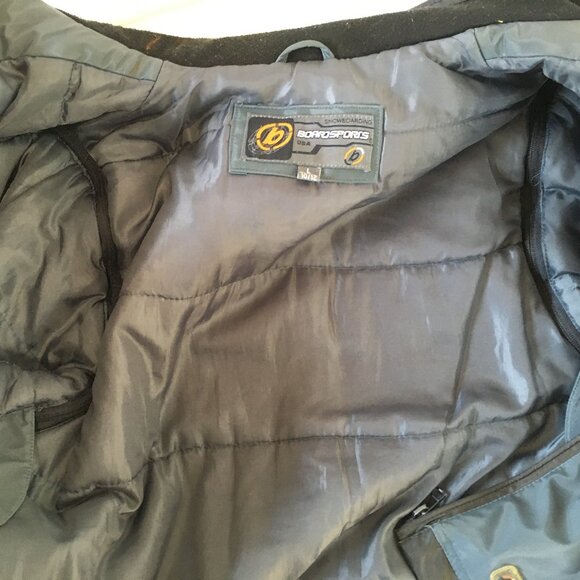 Boardsports USA Snowboarding Sz L 10/12 Snow Coat Jacket Vintage Women's Blue - Picture 15 of 16
